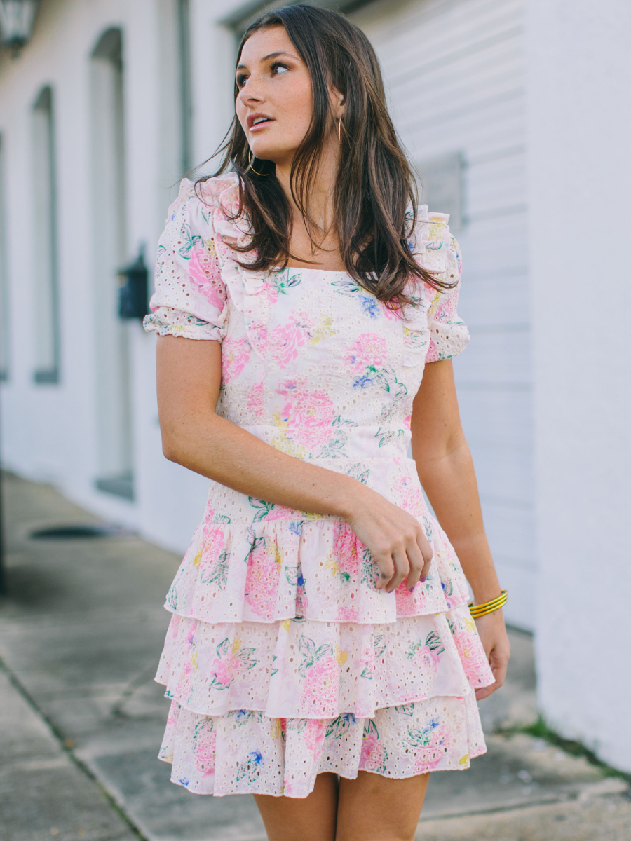 white christmas dresses Kerry Dress Jude Cloth in Stargazer Peri| Jude Connally Xs / Stargazer Peri / Long main image 0