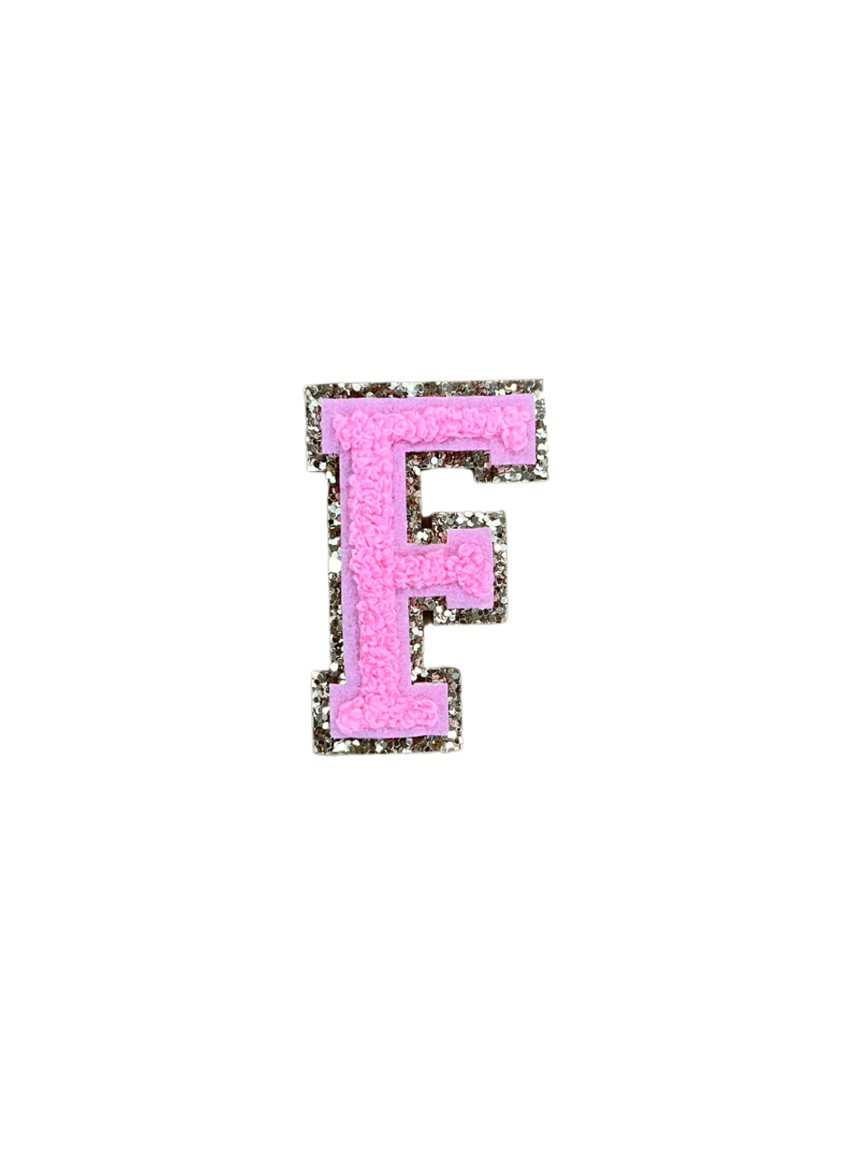 Iron on Pink Chenille Letters Pink Iron on Stoney Clover Lane 
