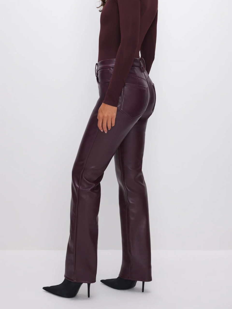 Vegan Leather 90s Straight Pant curated on LTK