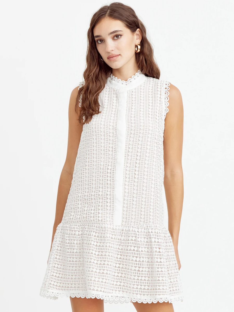 Charlotte Shirt Lace Dress L.A. Green — free download
