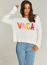 Cropped Varsity VACAY Sweater