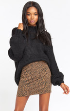 Roxanne Mini Skirt - Nice to Cheetah Stretch