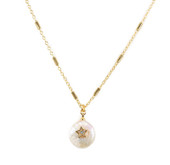 Star Pearl Dainty Necklace 