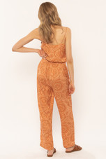 Freda Woven Pant - Coral 