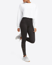 Active Full Length Printed Leggings - Metallic Star