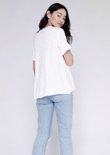 Femme Hi-Lo Placket Tee