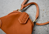 Street Level Faux Suede Top Handle Satchel - Exterior