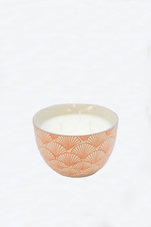 Paddywax Boheme 12.5oz Hand Painted Bowl Candle - Pink Pepper & Pomelo