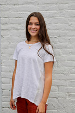 Dylan Slanted Short Sleeve Tee