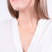 Sorority Lariat Charm Necklace