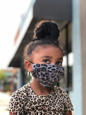 Kids Charcoal Leo Mask