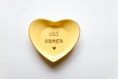 Sorority Heart-Shaped Ring Dish