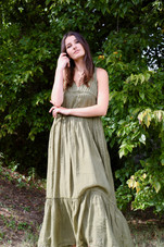 Frankie Pintuck Maxi Dress