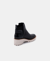 Huey Black Multi Leather Booties