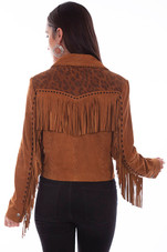 Sophia Suede Fringe Jacket