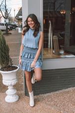 Dusty Blue Dress