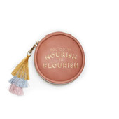 Vegan Leather Pill Box with Tassel 