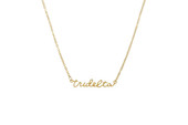 Sorority Script Necklace 