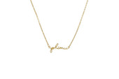 Sorority Script Necklace 