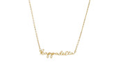 Sorority Script Necklace 