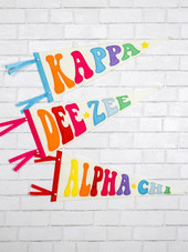 Happy Sorority Pennant Flag