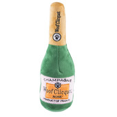 Woof Clicquot Rose' Champagne Bottle Dog Toy - XLARGE