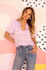 Blair Burnout Chiffon Blouse