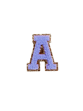  Glitter Letter Chenille Patch