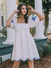 Meet Me in Mykonos Mini Dress