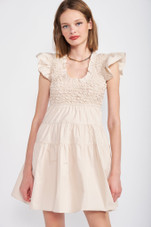 Matisse Flutter Sleeve Dress