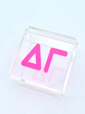 Sorority Neon Acrylic Jewelry Box- Small