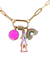 Iridescent Greek Charm