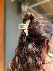 Pearl Flower Hair Clip