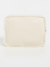 Large Pouch with Sherpa Outline