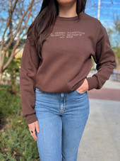 L.A. Green Nashville Embroidered Crewneck