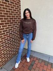 L.A. Green Nashville Embroidered Crewneck