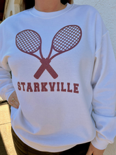 Starkville Tennis Sweatshirt with LA Green Logo
