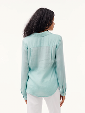 Notch Collar Pocket Button Down