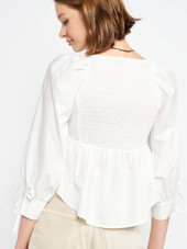 Cotton Poplin Blouse