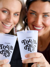 I Love Touchdowns 16 Oz. Flex Cup - Pack of 6