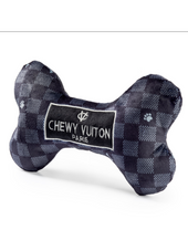 Black Check Chewy Vuitton Bone - L