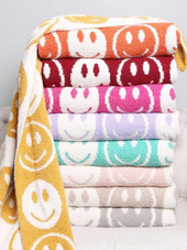 Forever Cozy Tween Smiley Blanket
