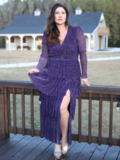 Danielle Metallic Dress