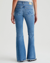 Angeline Ag-Ed Mid-Rise Flare Denim