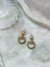 Door Knocker Drop Earrings