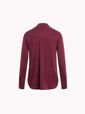 Mandarin Collar Button Blouse