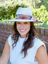 Lucie Hat with Aztec Accents
