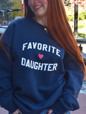 Favorite Daughter Heart Sweatshirt