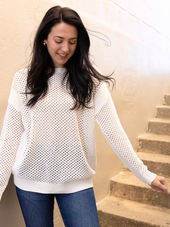 Sunbleached Open Stitch Pullover