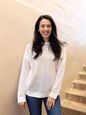 Sunbleached Open Stitch Pullover